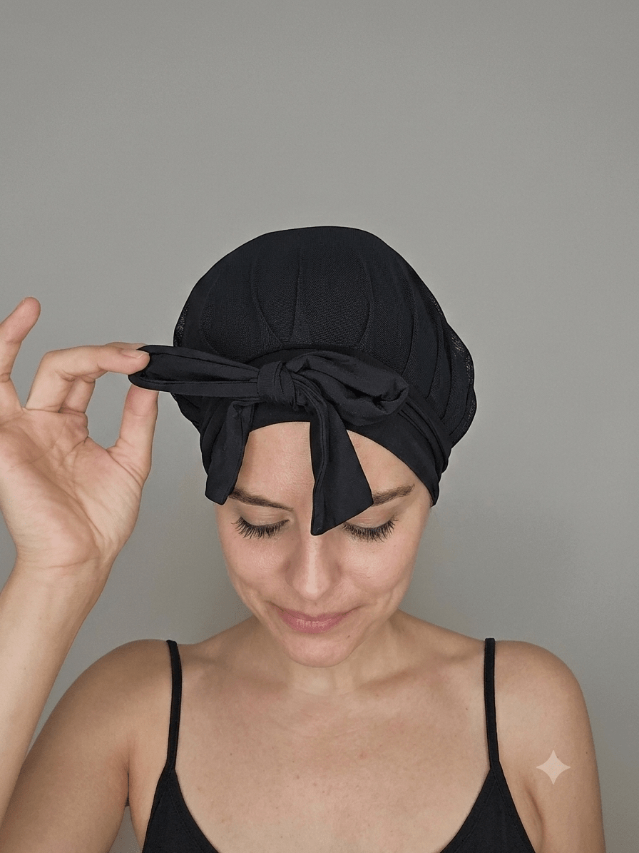 Airy Bonnet - Atmungsaktive Mesh-Schlafhaube - ANELA CURLS
